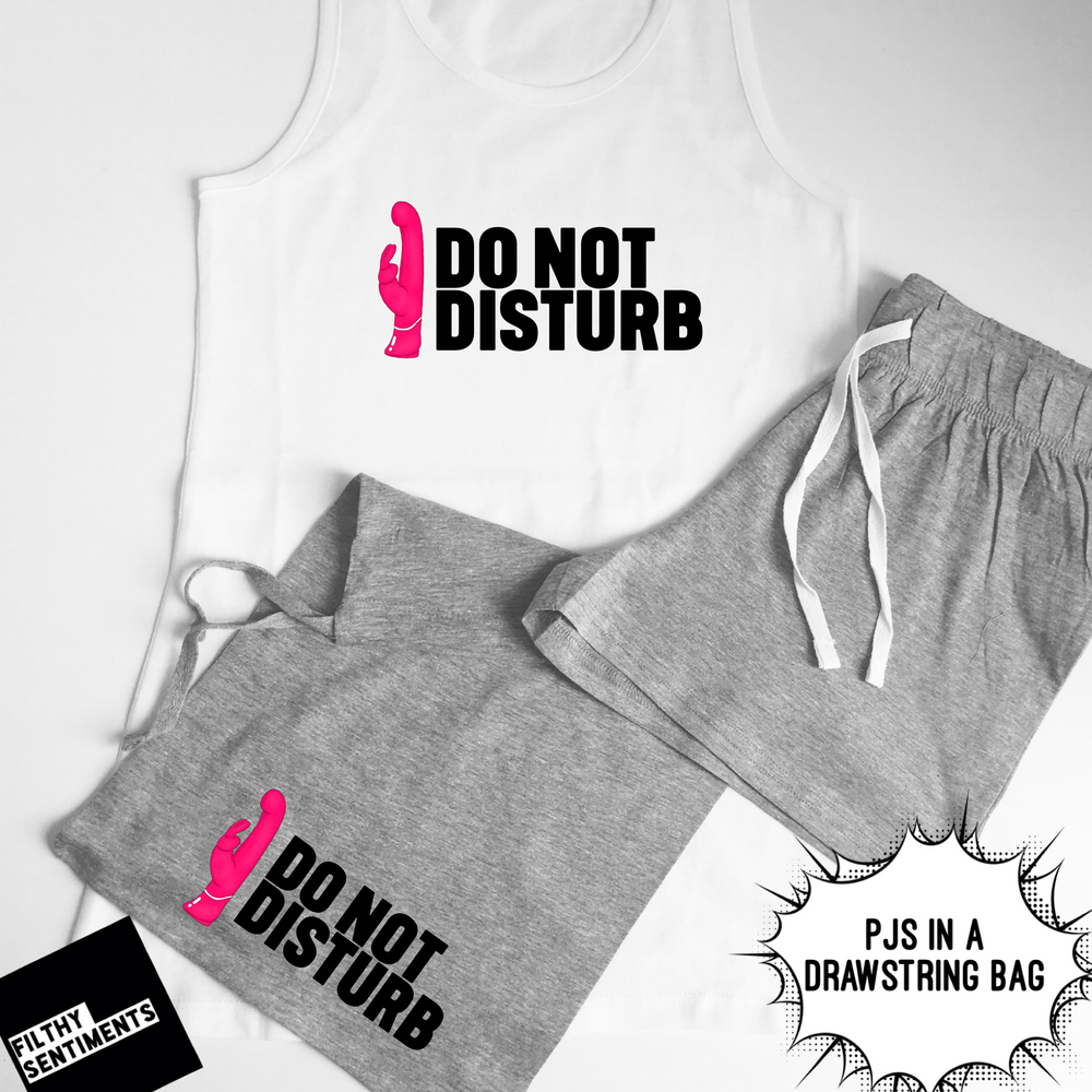Do Not Disturb Rabbit PJS #1 image